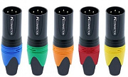 3-х контактный кабельный разъем типа XLR MALE COLOR